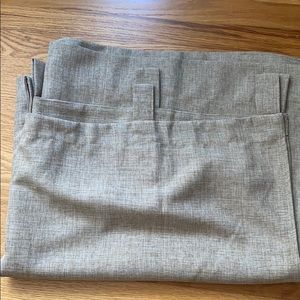 2Textured linen like curtains